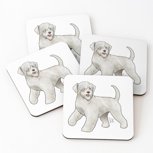 Item preview, Soft-Coated Wheaton Terrier - Irish White designed and sold by Jennifer Stolzer.