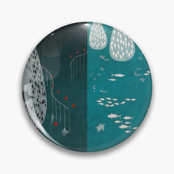 Item preview, Less Boats More Fish Save The Nature designed and sold by florancouriei.