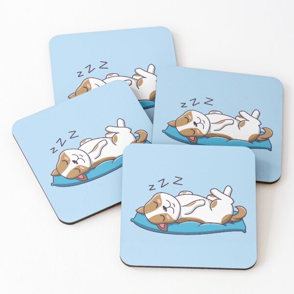 Item preview, Cute Dog Sleeping on a Pillow designed and sold by Berryl09.