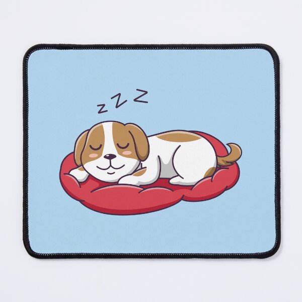 Item preview, Cute Dog Sleeping on a Pillow designed and sold by Berryl09.