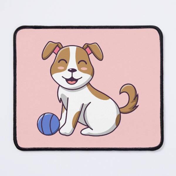 Item preview, Cute Dog Sitting Holding Ball designed and sold by Berryl09.