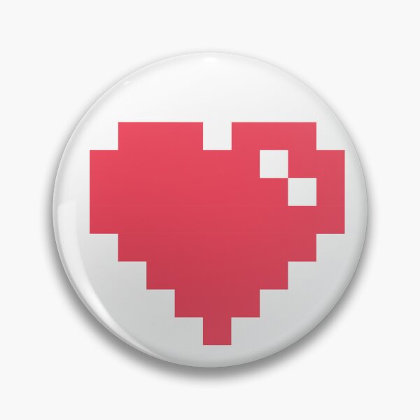 Item preview, Pixel Heart - Retro Love Gaming Icon designed and sold by mozizy.