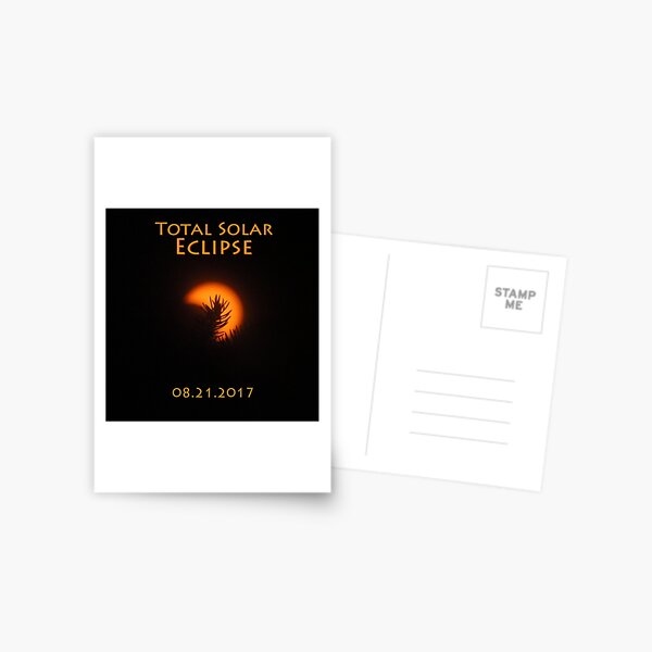 Item preview, Solar Eclipse 2017 with Spruce tree silhouette designed and sold by tuckalucky.