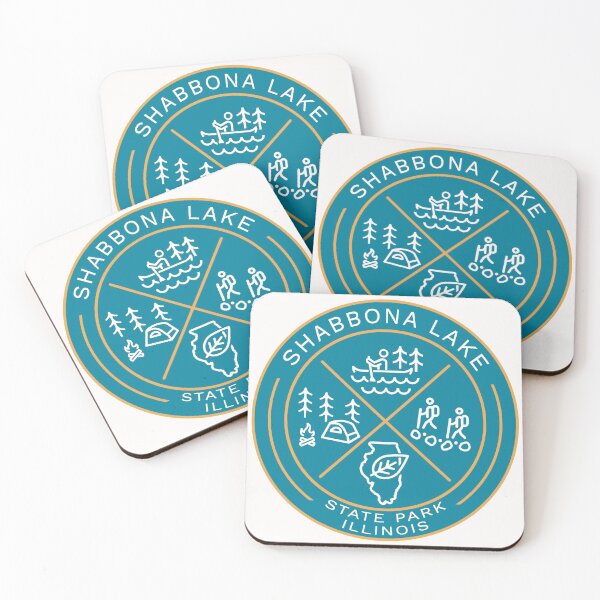 Item preview, Shabbona Lake State Park Heraldic Logo designed and sold by VanyaKar.