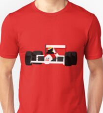Ayrton Senna McLaren Mp4/4 Minimal Illustration Unisex T-Shirt