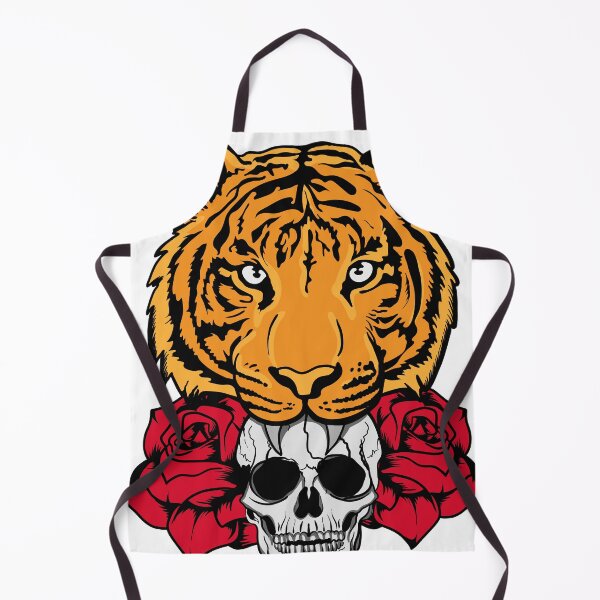 Item preview, Halloween skull and tiger designed and sold by veczock.