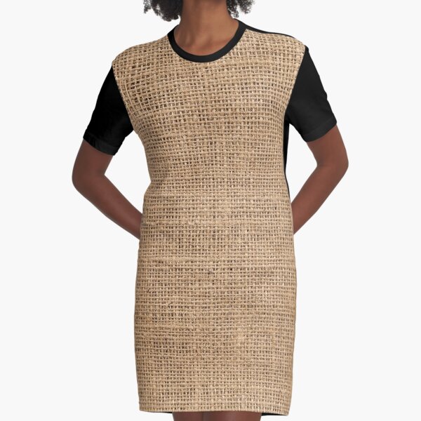 Burlap Graphic T-Shirt Dress