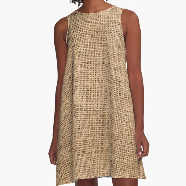 Burlap A-Line Dress