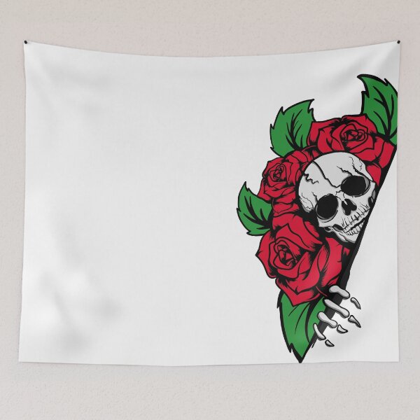 Item preview, I'm watching you! skull with roses. designed and sold by veczock.