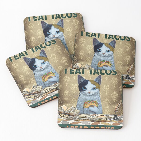 Item preview, Librarian Cat Eat Tacos Read Books And Know Things designed and sold by shrumpluckz.