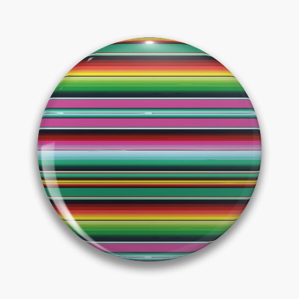 Item preview, Sarape Saltillo Verde mexican stripe pattern vibrant fabric poncho serape designed and sold by T-Mex.
