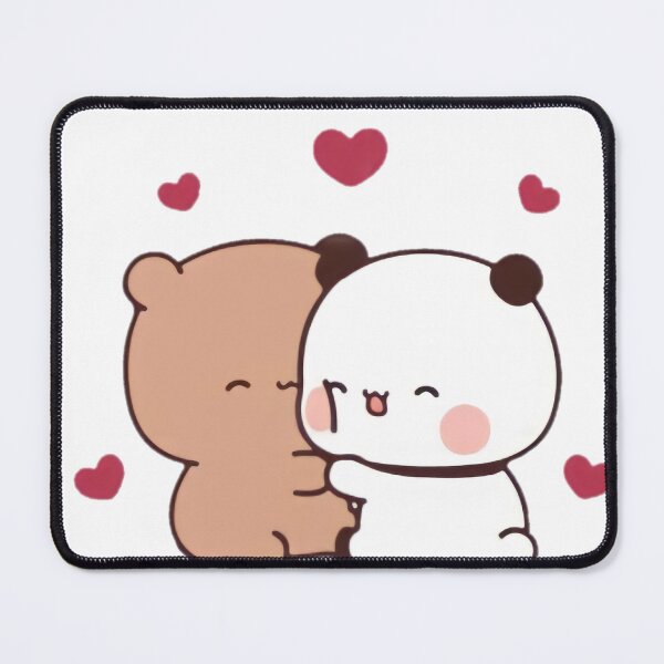 Item preview, Panda hugs bear designed and sold by KawaiiCouples.
