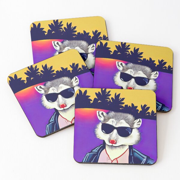 Item preview, Awesome Possum 1980s poster designed and sold by SubtleSplit.