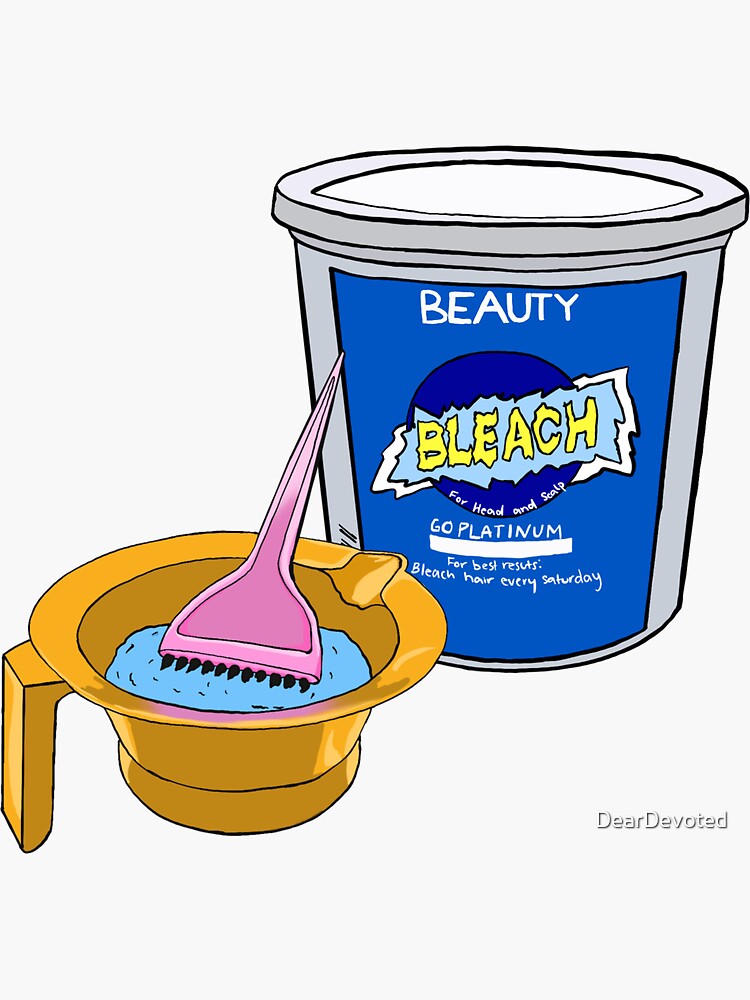 "Hair Bleach 5sos song sticker" Sticker for Sale by DearDevoted Redbubble