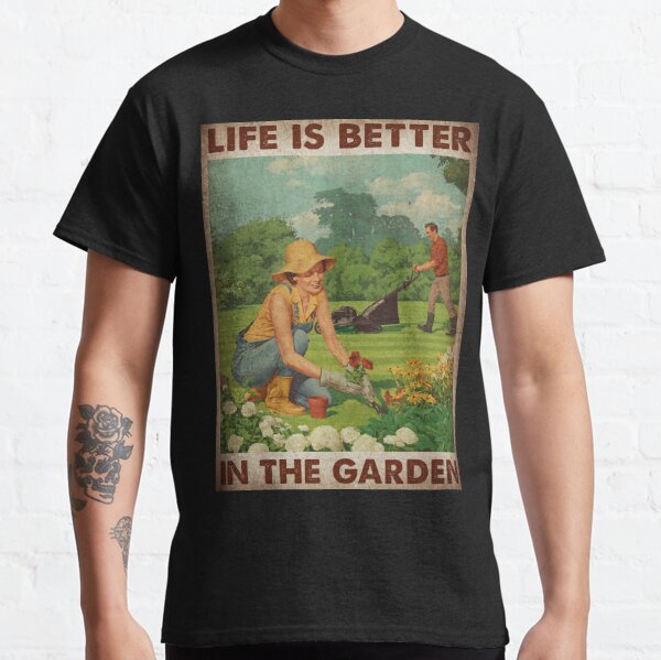 Gardening Because Murder T-Shirts for Sale