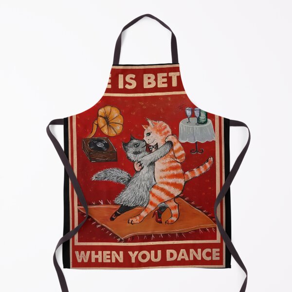 Item preview, Life Is Better When You Dance Cat Dancing Vintage designed and sold by khlokprimb.