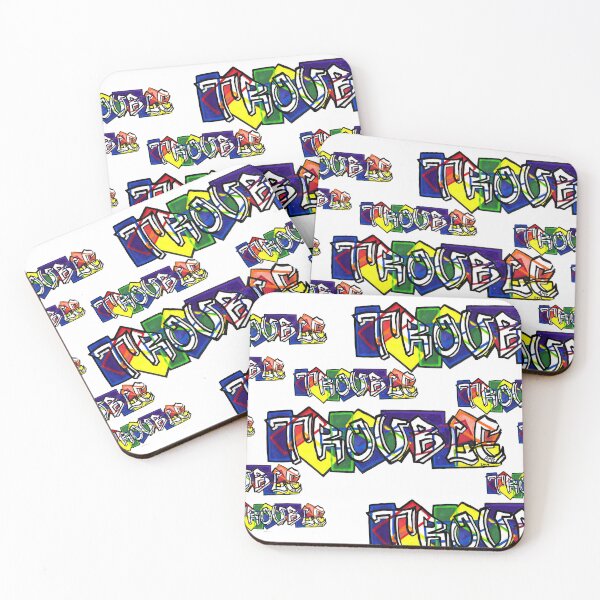 Item preview, Trouble Graffiti Pattern designed and sold by Aundys.