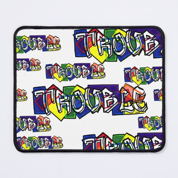 Item preview, Trouble Graffiti Pattern designed and sold by Aundys.