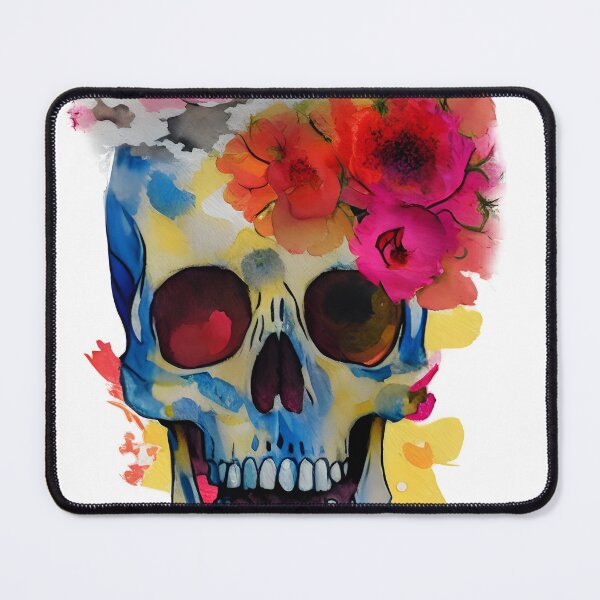 Item preview, Skull and Botany - Floral Splash! designed and sold by freshWaterCo.
