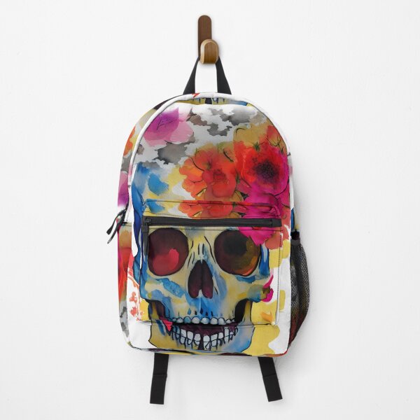 Item preview, Skull and Botany - Floral Splash! designed and sold by freshWaterCo.