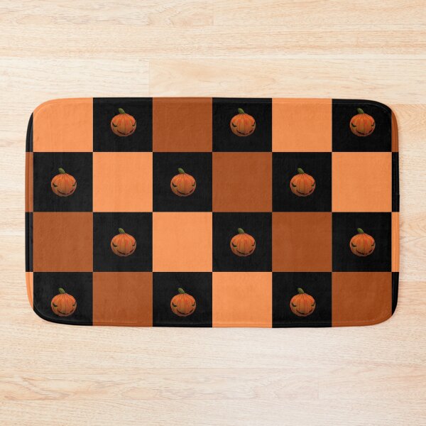 Item preview, Halloween pumpkins geometric pattern designed and sold by Rosefurn.