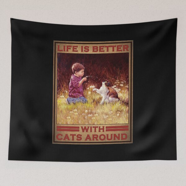 Item preview, Life Is Better With Cats Around designed and sold by khlokprimb.