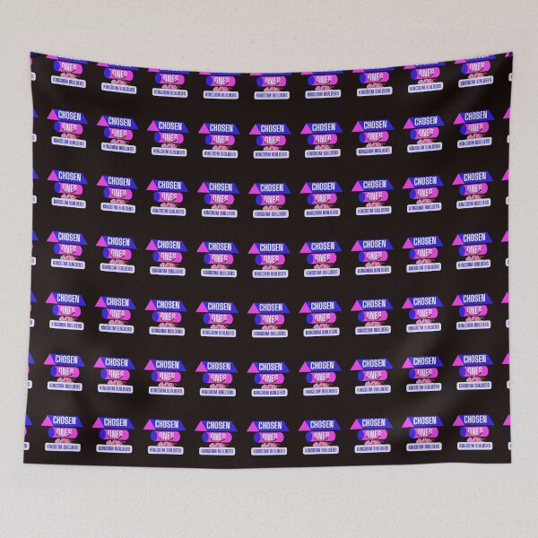 Item preview, Chosen ones are kingdom builders (black, )Temple,Church ,Heaven, designed and sold by Mammanation.