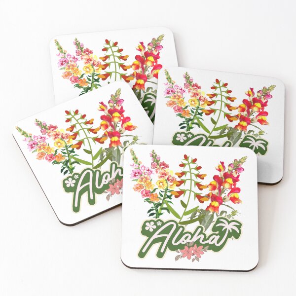 Item preview,  Aloha Hawaii Vintage Snapdragons nature Tropical flower Trips and Travel Summer  designed and sold by Affuabbu.