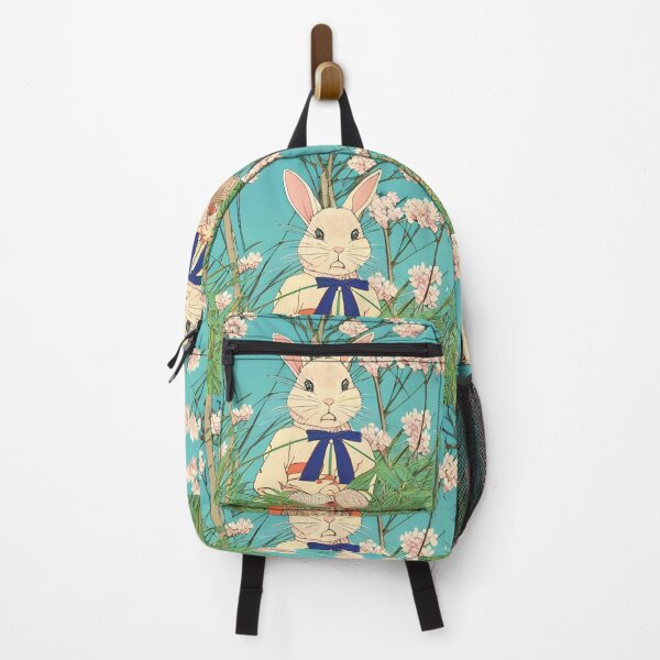 Item preview, Funny White Blanc De Hotot Rabbit in the Woods designed and sold by wigobun.