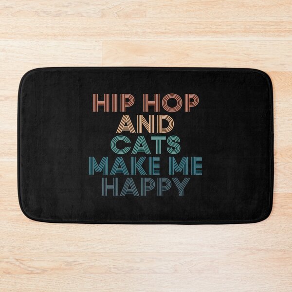Item preview, Hip hop And Cats Make Me Happy- Gift for Hip hop & Cats Fans designed and sold by kindxinn.