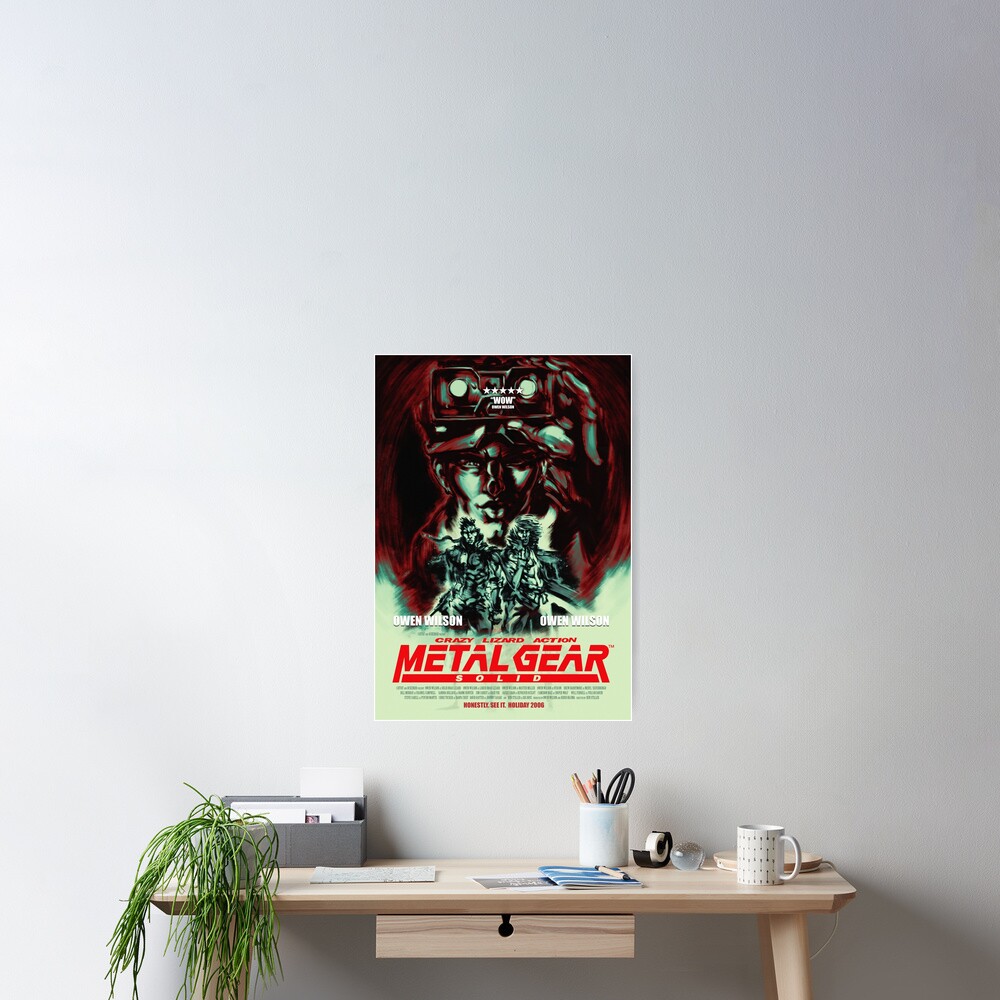 Metal Gear Owen Wilson Poster