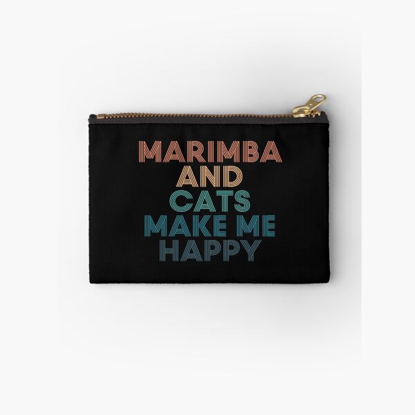 Item preview, Marimba And Cats Make Me Happy- Gift for Marimba & Cats Fans designed and sold by kindxinn.