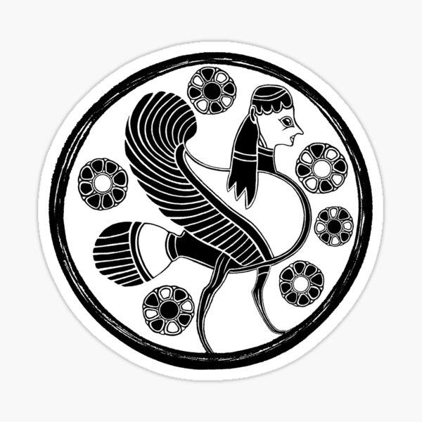 Siren, the deities of Homer Sticker