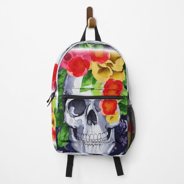 Item preview, Skull and Botany - Faded Floral Night designed and sold by freshWaterCo.