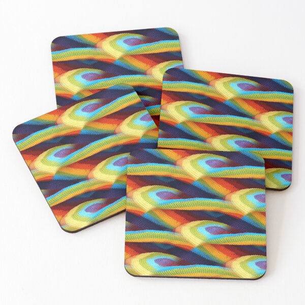 Item preview, Rainbow Kurlz (pattern) designed and sold by Yampimon.