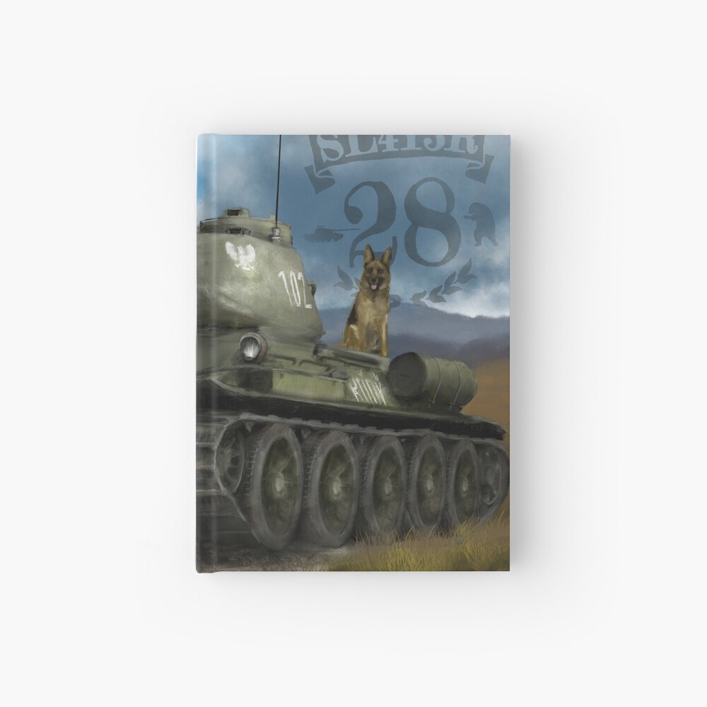 T 34 85 Rudy Tank Dog Hardcover Journal By Sl4y3r28 Redbubble