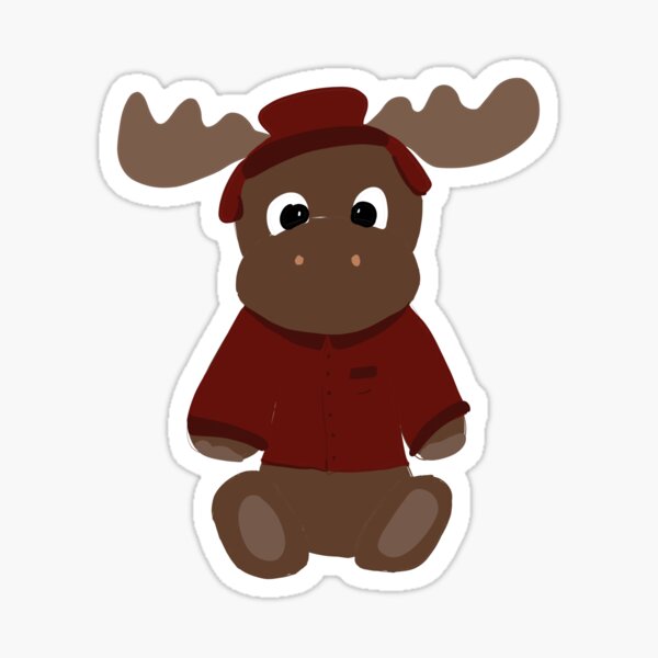 Item preview, Manny Moose Illustrated Character designed and sold by LiamTheo.