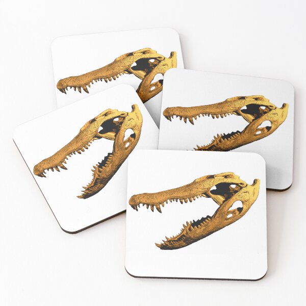 Item preview, Golden Alligator Skull designed and sold by boltjesdesign.