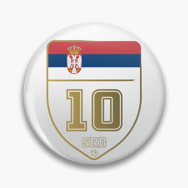 Item preview, Football world cup -Serbia badge designed and sold by Polyxz.