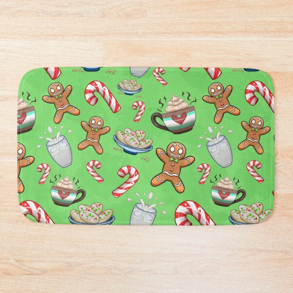 Item preview, Christmas Gingerbread Candycane Pattern designed and sold by MariaDracona.