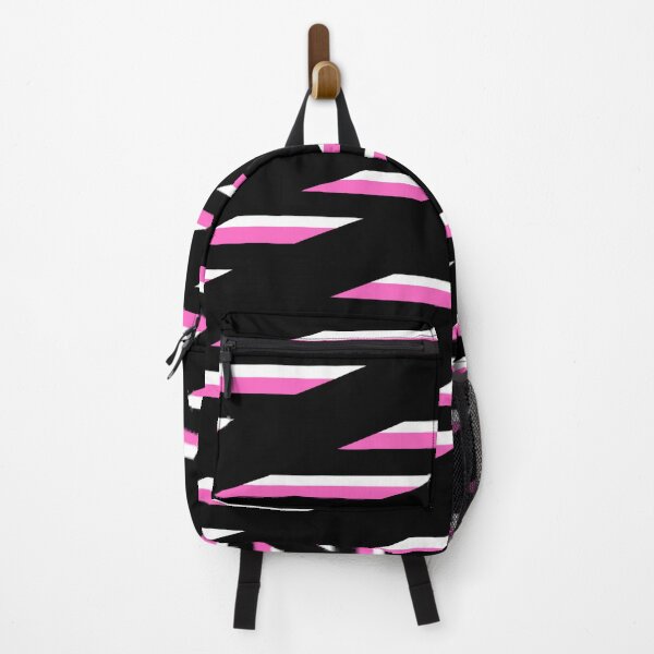Item preview, Pink and white on black abstract designed and sold by calibrit.