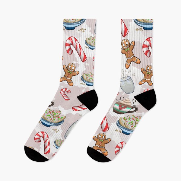 Item preview, Transparent Christmas Gingerbread Candycane Pattern designed and sold by MariaDracona.