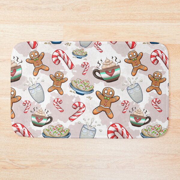 Item preview, Transparent Christmas Gingerbread Candycane Pattern designed and sold by MariaDracona.