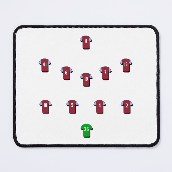 Item preview, AVFC 4-5-1 (green background) designed and sold by LegacyBluesShop.