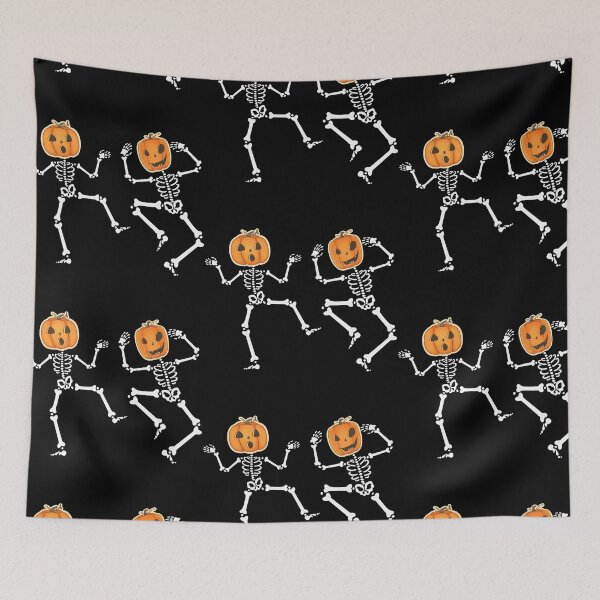 Item preview, Dancing Skeletons Dance Challenge Halloween Scary Skeleton | Dancing Skeleton with Pumpkin Head Halloween | Rocker Skeleton Hand Rock On Costume Funny Halloween designed and sold by FitBeast.