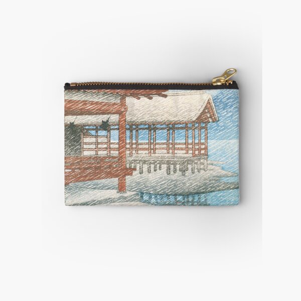 Item preview, Snow on a Clear Day at Miyajima by Kawase Hasui designed and sold by Takeda-art.