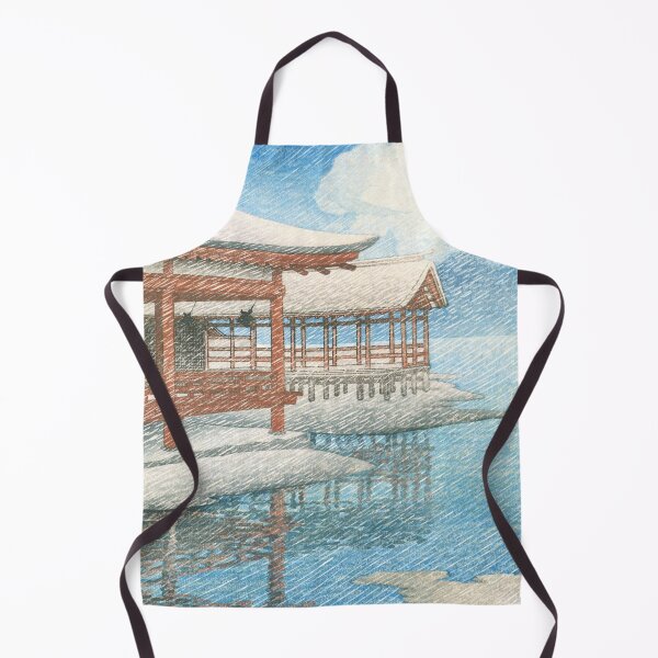 Item preview, Snow on a Clear Day at Miyajima by Kawase Hasui designed and sold by Takeda-art.