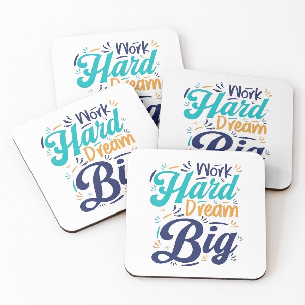 Item preview, Work Hard Dream Big, Dream Big Quotes designed and sold by graphic-genie.