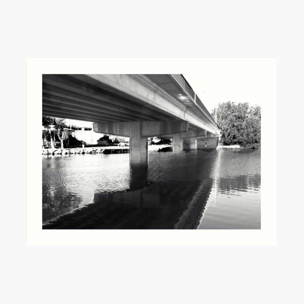 the bridge at Budgewoi Art Print
