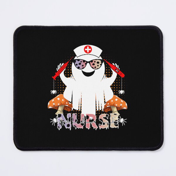 Item preview, Halloween Nurse ghost with mushroom leopard sunglasses designed and sold by Mac Store.